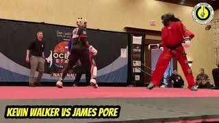 Kevin Walker vs James Pore  Point Fighting  Ocean State [upl. by Lessig]