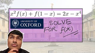 Oxford Interview Question Functional Equation [upl. by Cavanaugh939]