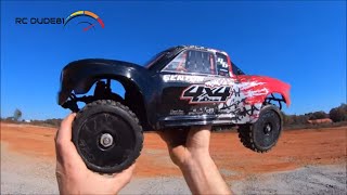 ARRMA Senton 4x4 on 4s💪Takes a hammering with Big Rock 4s [upl. by Eimas]