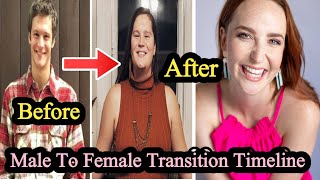 Male To Female Transition Timeline  Before And After Boy To Girl Transformation  Trans Studio [upl. by Balfour]