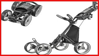 CaddyTek Explorer V8  SuperLite 4 Wheel Golf Push Cart Explorer Version 8 [upl. by Nybbor]