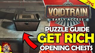 VOIDTRAIN Get Rich Completing PUZZLEs Guide To Witch island And Chests [upl. by Neit]