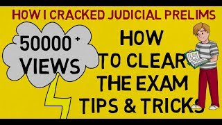 Competitive Exams  How I cracked Judicial Preliminary Exam Tips amp Tricks [upl. by Onitselec]