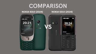 Nokia 6310 vs Nokia 5310  Retroinspired phones [upl. by Spanjian]