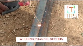 Welding Channel Section [upl. by Griffiths]