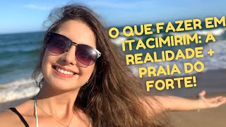 O QUE FAZER EM ITACIMIRIM  praia do forte a noite vlog viagem praia bahia [upl. by Breban299]