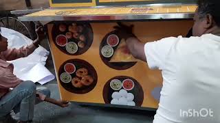 Dosa Counter Vinyl pasting [upl. by Ameer]