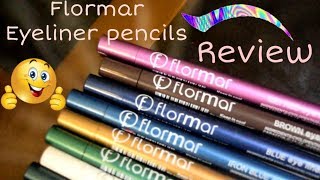 Flormar Eyeliner Pencils Review  honest review  Aeman Shahzad [upl. by Sherris704]