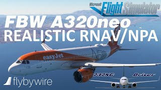 FlyByWire A320  How to fly a REALISTIC Non Precision Approach  Real Airbus Pilot [upl. by Birch958]