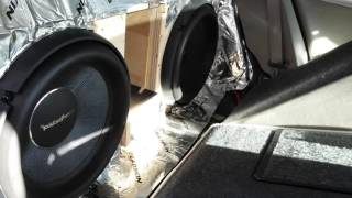 Rockford T2 13s on Two Fosgate T2500s Badass Subs [upl. by Amsa]