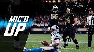 Panthers vs Saints Micd Up quotI Knew You Werent Going for itquot NFC Wild Card  NFL Sound FX [upl. by Luapnaej]