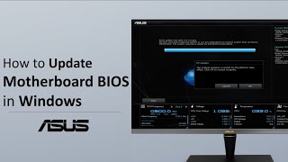 How to Update ASUS Motherboard BIOS in Windows  ASUS SUPPORT [upl. by Aihsemat]