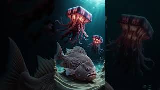 Jellyfish amp Stonefish scaryanimals wildlifecreation [upl. by Sihun873]