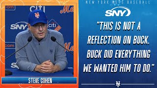 Steve Cohen explains the decision to part ways with Buck Showalter  Mets News Conference  SNY [upl. by Sekyere]