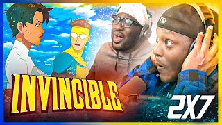 INVINCIBLE 2x7  Im Not Going Anywhere  Reaction  Review  Discussion [upl. by Analart]