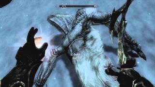 Skyrim Frost Trolls [upl. by Rebmyt]