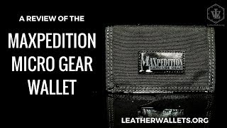 Maxpedition Micro Wallet Review [upl. by Brianna]