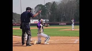 Reginald W Sims II CO 2027 East Coweta High School Baseball Midseason highlights March 2024 [upl. by Assiralk523]