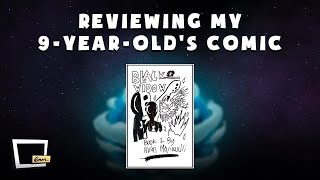 Reviewing my 9YearOlds Comics Black Widow Book 1 [upl. by Enenej737]