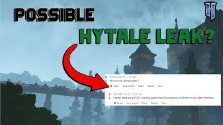 Is This Hytale LEAK REAL Possible Hytale Release Date Leaked [upl. by Whitney]