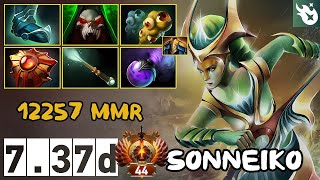 Support Naga Siren Deluge  12257 MMR  Sonneiko  737d  Immortal Dota [upl. by Gratianna]