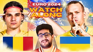 ROMANIA VS UKRAINE LIVE STREAM WATCHALONG EUROS LIVE STREAM WATCHALONG [upl. by Einnus]