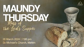 Archdiocese of Bombay  Mass of the Lords Supper  Maundy Thursday  March 28 2024  Live [upl. by Porta]