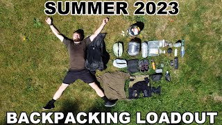 Summer 2023 Backpacking Loadout [upl. by Aeneg]