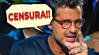 CENSURATO FABRIZIO CORONA in RAI  La Parte ESCLUSIVA [upl. by Eilyab]