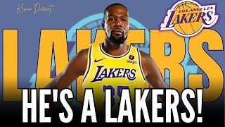 BREAKING Laker Nation STUNNED as KD Joins PURPLE AND GOLD  lakers news [upl. by Johan]