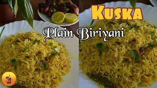 Plain Biriyani Easy Tasty methodKuska Rice Recipe in malayalam [upl. by Arevle92]