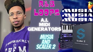 Scaler 2 and Musia combine for GREAT RampB loops  Scaler 2 and musia [upl. by Eerual]