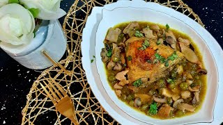 طبق الدجاج و champignon بزاف بنين و ساهل 👌❤ [upl. by Ennahs]