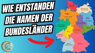 Wie entstanden die Namen der deutschen Bundesländer [upl. by Perice]