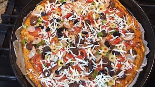 Karışık Pizza TarifiPizza Hamuruevde pizza tarifi Nasıl yapılır [upl. by Lativa]