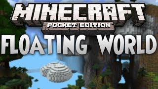 Floating World  Aether Dimension in MCPE Equivalent  Minecraft Pocket Edition [upl. by Siddra]