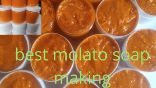 HOW TO MAKE MOLATO SOAP HOW TO EXTRA WHITENING OSHAPRAPRA SOAP [upl. by Adabelle]