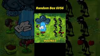 PVZ 1 Fusion Challenge 6 Plant Boxes vs 6 Zombie Boxespvz plantsvszombies pvzchallenge [upl. by Kudva]