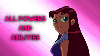 Starfire  All Powers and Abilities from DC Animation [upl. by Skees]