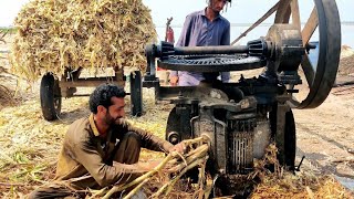 Jaggery Making process 🤔  Traditional Jaggery Making  Wait For End 🔚 [upl. by Ninazan]