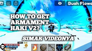 TUTORIAL CARA MENDAPATKAN ARMAMENT HAKI V2 DI ONE FRUIT SIMULATOR [upl. by Furmark411]