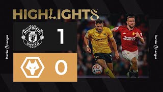 A battling performance at Old Trafford  Manchester United 10 Wolves  Highlights [upl. by Rockie]