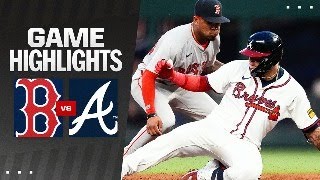 Red Sox vs Braves Game Highlights 5824  MLB Highlights [upl. by Ahsimal118]