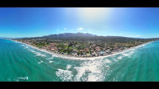 Corfu Greece 4K Drone  Acharavi Beach [upl. by Cele]