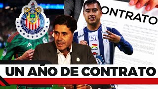 FERNANDO HIERRO Y LAS CHIVAS LE FIRMAN CONTRATO POR UN AÑO A ESTE NUEVO REFUERZO DEL GUADALAJARA [upl. by Beauchamp]