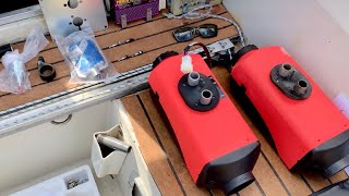 Prepped amp ready to install a Chinese Diesel Heater in a Sadler 34 Sailing boat [upl. by Eelegna818]