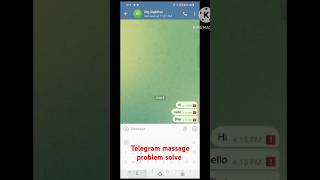 Telegram Message not Sending Telegram Message not Sent Sahil YT setting tech [upl. by Niccolo133]