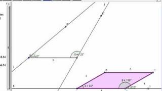 Construcción de un paralelogramo con GeoGebra [upl. by Kitty]