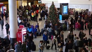 Delays at Gatwick as drone sightings ground planes [upl. by Tsyhtema]