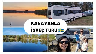 NORVEÇİSVEÇ KARAVAN TURU 2023  BEYAZ GECELERDE KAMP UMEÅLYCKSELEnorway isveçkaravanhobby70 [upl. by Portie]